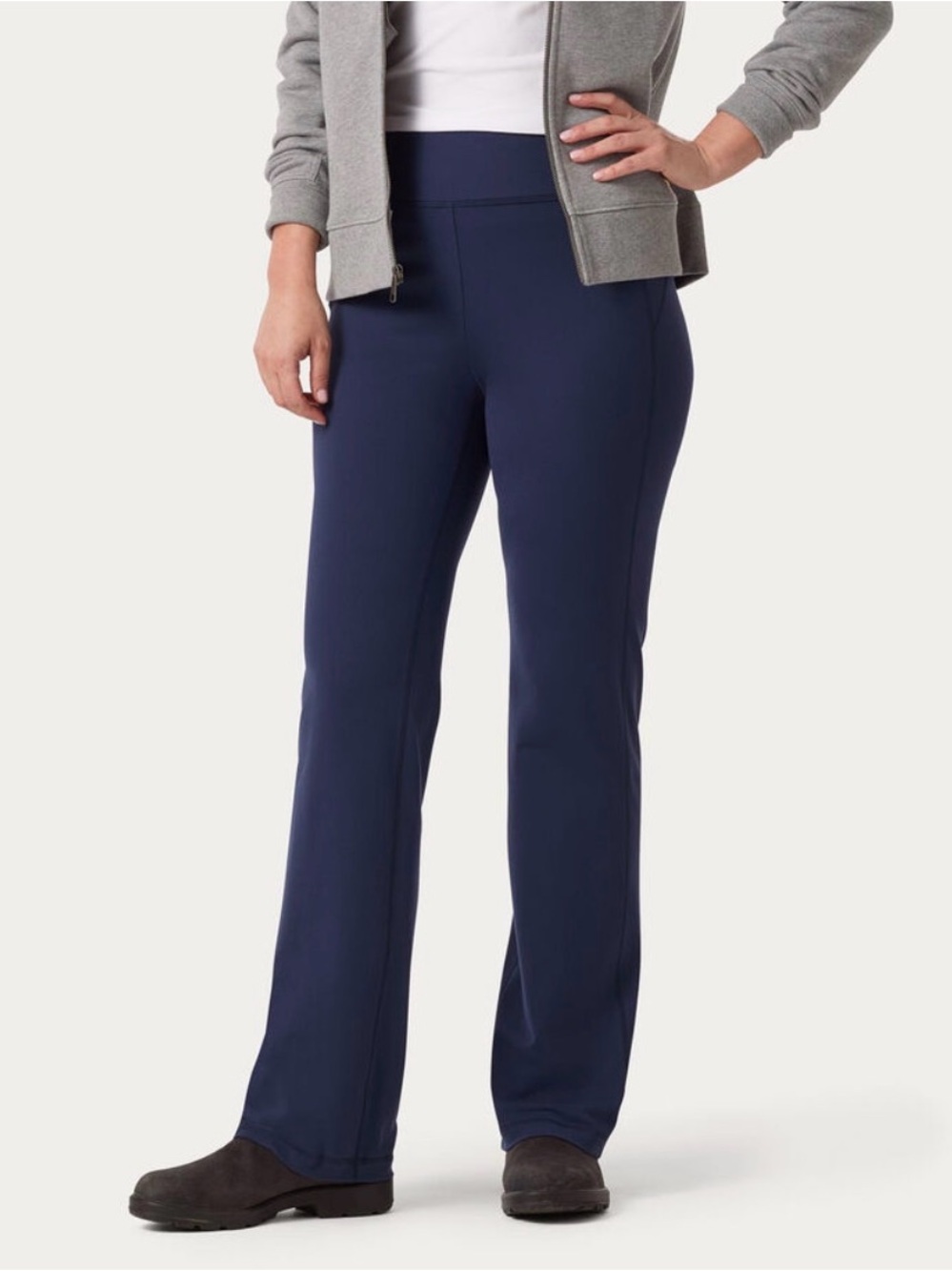 Duluth Trading Co NoGA Classic Bootcut Pants XL Navy Blue 31” Inseam